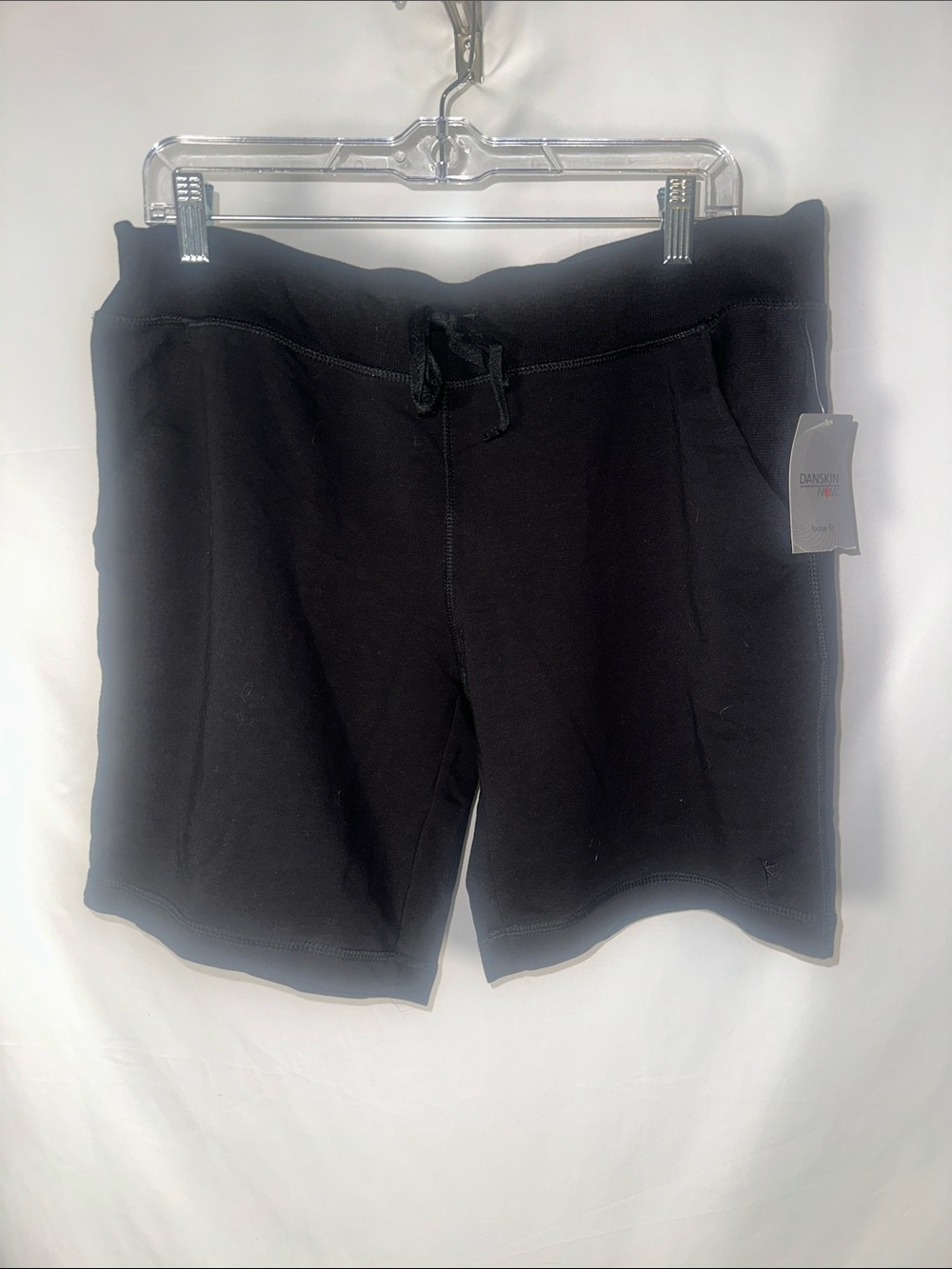 Danskin Now Black Athletic Drawstring Shorts